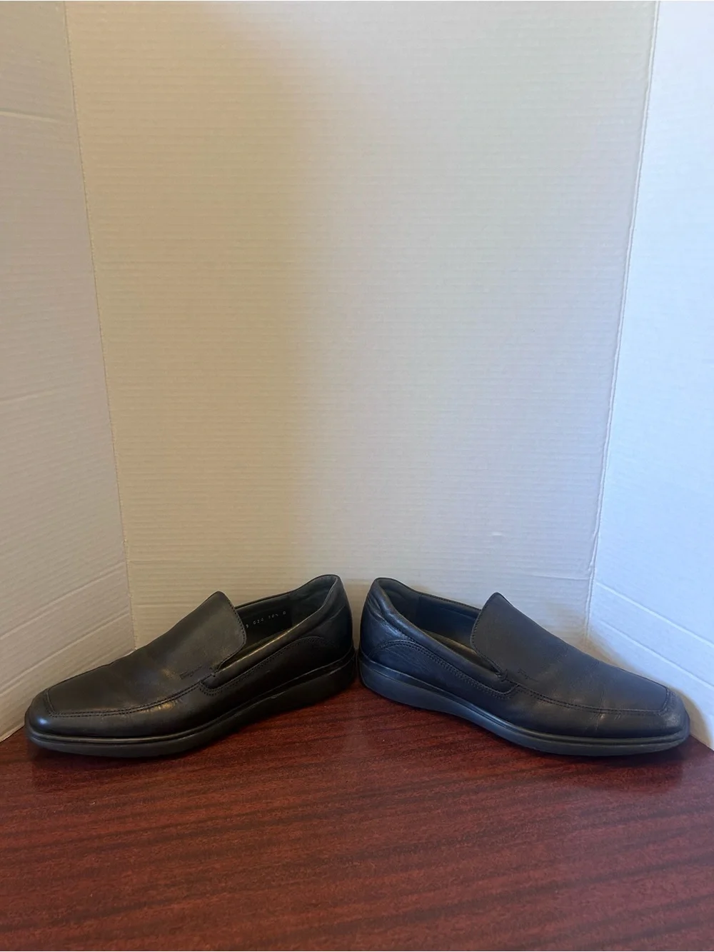Salvatore Ferragamo Studio Black Leather Slip-On Loafers